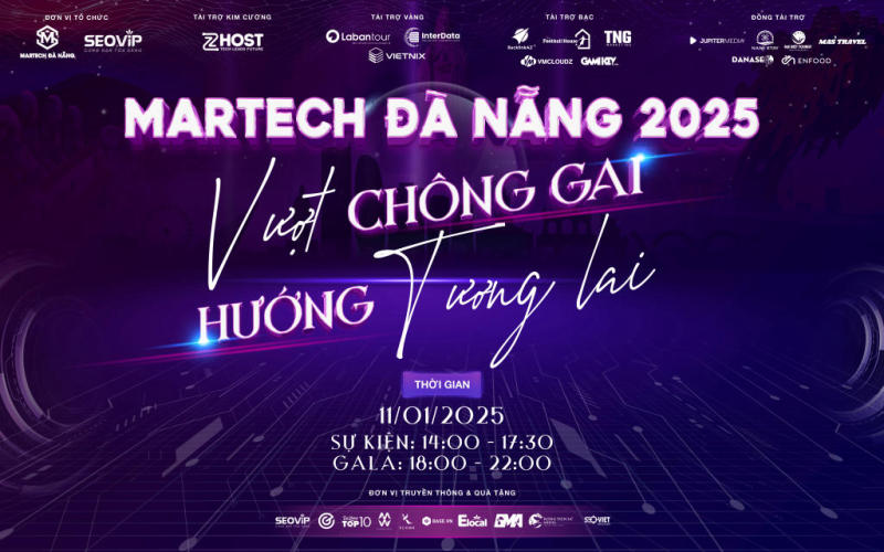 Sự kiện Martech 2025 "Vượt Chông Gai – Hướng Tương Lai"