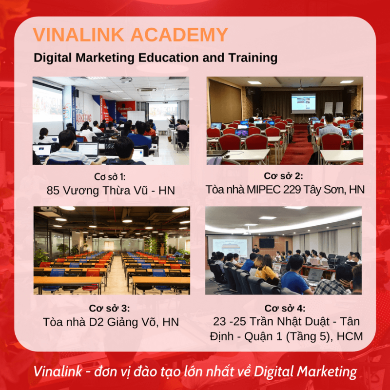 Trung tâm đào tạo SEO uy tín Vinalink